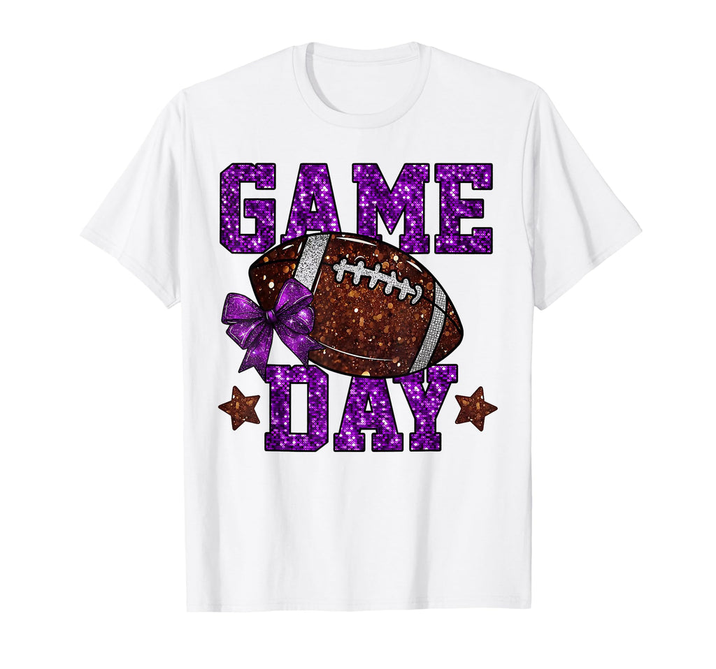 Game Day Touchdown Football Mom Go T-Shirt - Aesthetic Graphic Men Women - T-Shirt, Sweatshirt, Hoodie