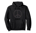 Be Kind Always Peace Sign Distressed Hippie Hoodie - Graphic Print Unisex - T-Shirt, Sweatshirt, Hoodie