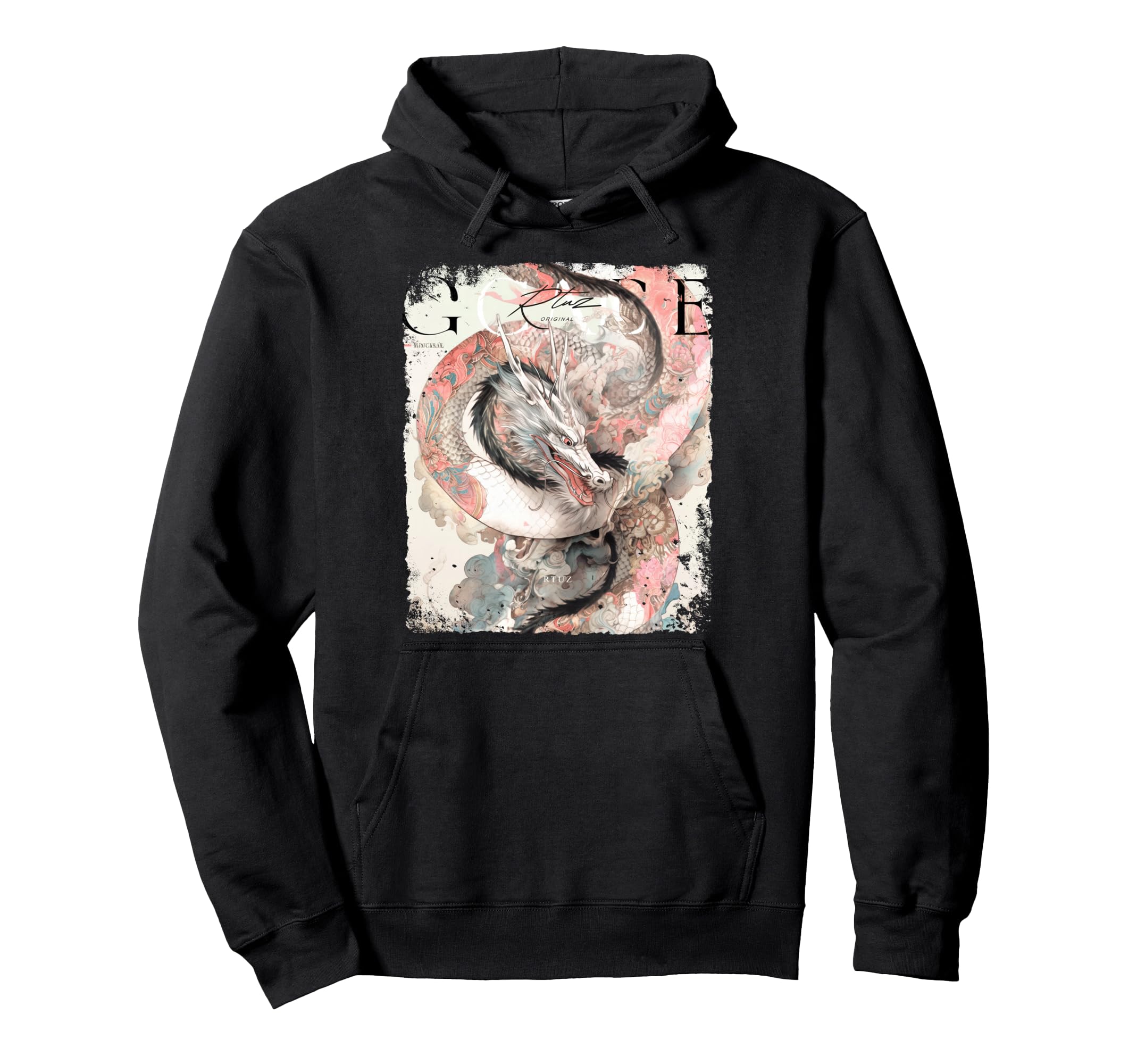 Aesthetic Dragon Streetwear Hoodie - Graphic Print Men Women - T-Shirt, Sweatshirt, Hoodie