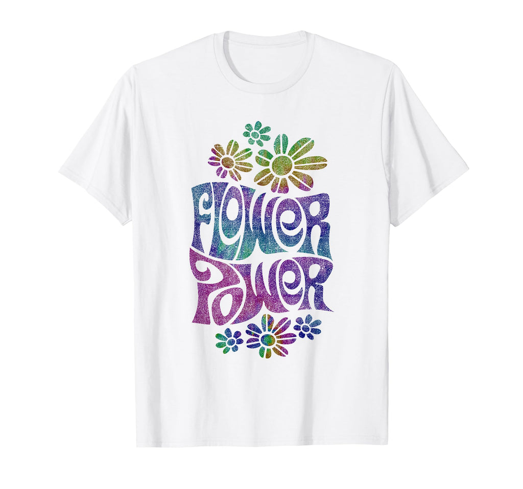 Flower Power Hippie Psychedelic 70S T-Shirt - Trendy Graphic Men Women - T-Shirt, Sweatshirt, Hoodie