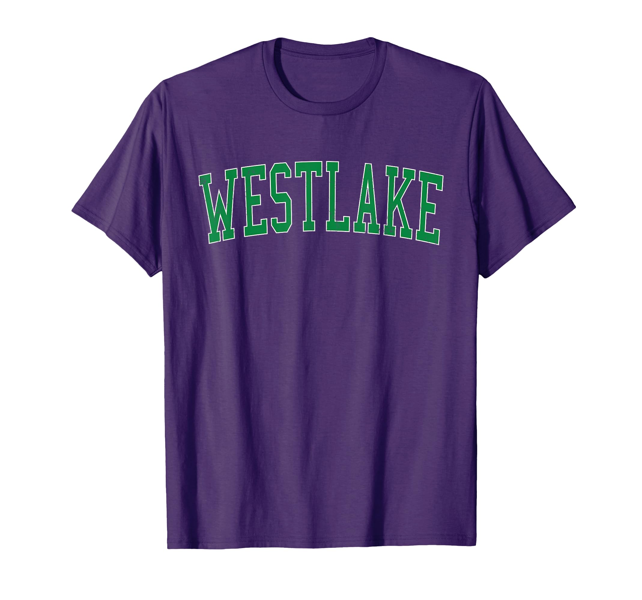 Westlake Oh Distressed Green Varsity T-Shirt - Graphic Print for Adults - T-Shirt, Sweatshirt, Hoodie