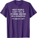 Being Sincere Or A Smartass, Gag Gifts - Adult & Kids T-Shirts, Sweatshirts & Hoodies apparel design preview 1