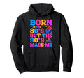 Born 80S But 90S Made Me Cassette Tape Hoodie - Novelty Apparel Unisex - T-Shirt, Sweatshirt, Hoodie