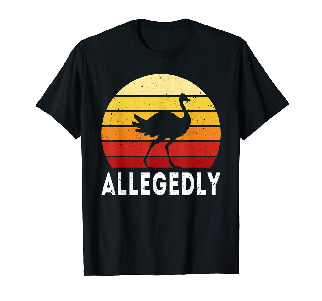 Alledgedly Ostrich Sunset T-Shirt - Aesthetic Graphic Men Women - T-Shirt, Sweatshirt, Hoodie