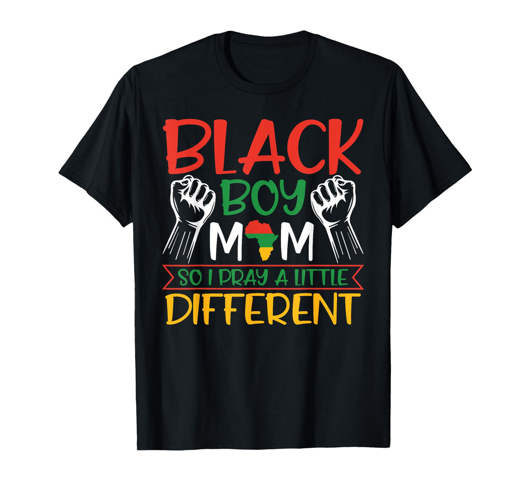 Religious Black Mom So I Pray Little T-Shirt - Graphic Print Unisex - T-Shirt, Sweatshirt, Hoodie