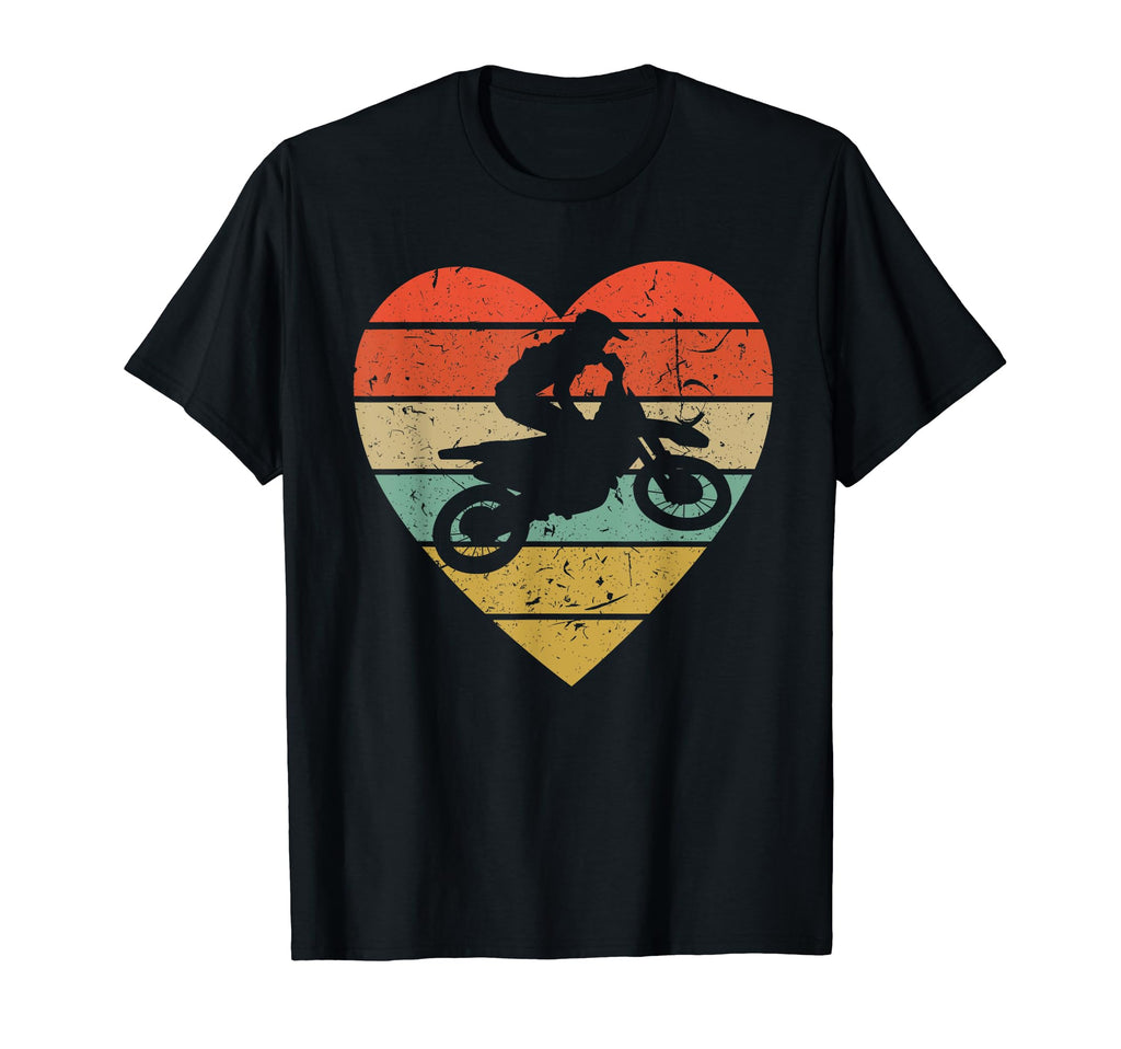 Supercross Motocross Heart Sport Fan T-Shirt - Trendy Graphic for Adults - T-Shirt, Sweatshirt, Hoodie