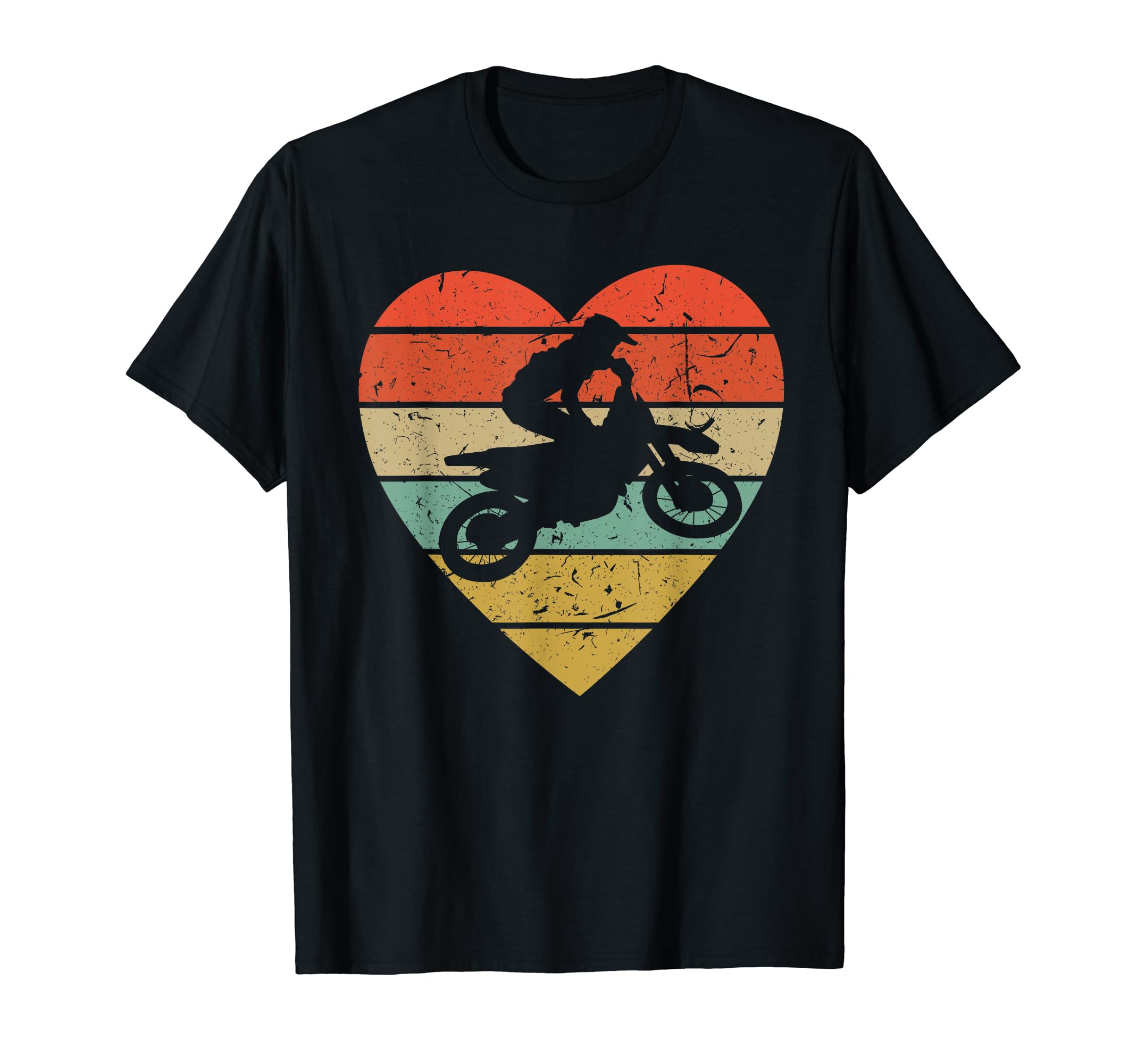 Supercross Motocross Heart Sport Fan T-Shirt - Trendy Graphic for Adults - T-Shirt, Sweatshirt, Hoodie