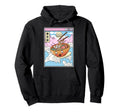 Surfing Ramen Bowl Japanese Wave Anime Hoodie - Unique Graphic Men Women - T-Shirt, Sweatshirt, Hoodie