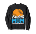 Baseball Mom Leopard Baseball Sweatshirt - Streetwear Style for Adults - T-Shirt, Sweatshirt, Hoodie