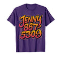 Jenny Phone Number 867 5309 Nostalgic T-Shirt - Unique Graphic Men Women - T-Shirt, Sweatshirt, Hoodie