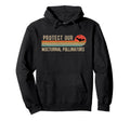 Protect Our Nocturnal Pollinators Bat Hoodie - Streetwear Style Unisex - T-Shirt, Sweatshirt, Hoodie