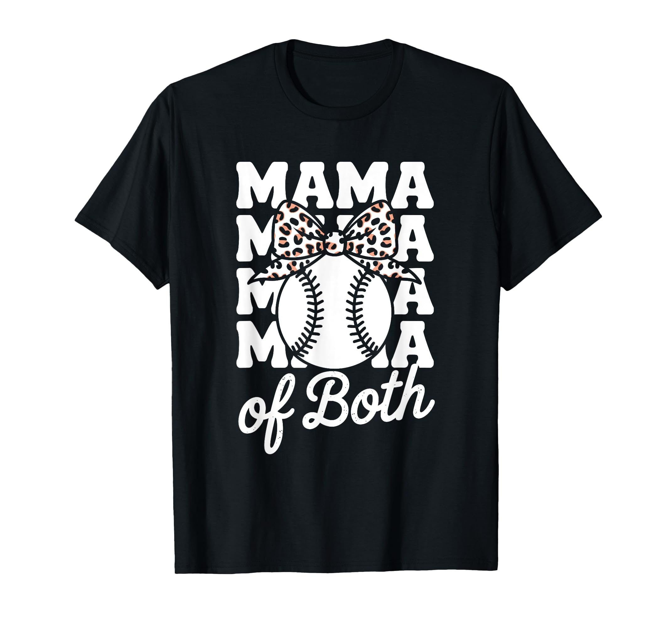 Leopard Mothers Day Mama Mom Both T-Shirt - Aesthetic Graphic Men Women - T-Shirt, Sweatshirt, Hoodie
