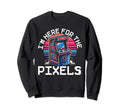80S Arcade Nostalgia Pixel Art Sweatshirt - Streetwear Style for Adults - T-Shirt, Sweatshirt, Hoodie