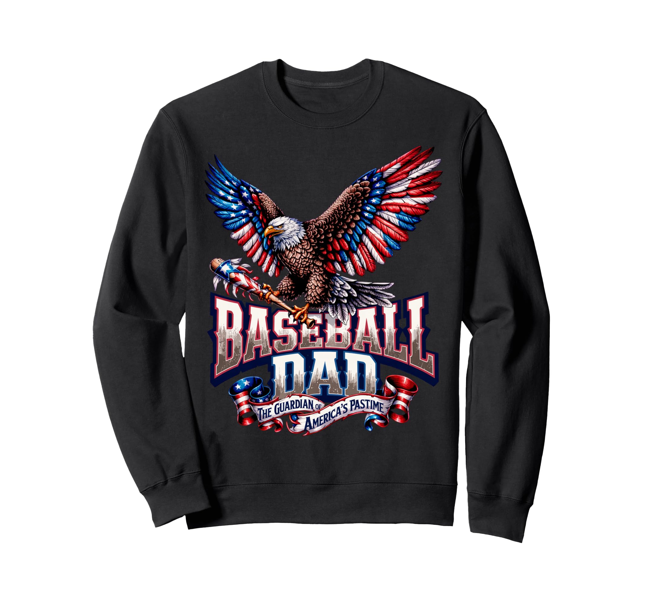 Proud Baseball Patriotic Baseball Sweatshirt - Minimalist Print Men Women - T-Shirt, Sweatshirt, Hoodie