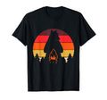 Bear Campfire Camp Sunset Camping T-Shirt - Fun Novelty Design for Adults - T-Shirt, Sweatshirt, Hoodie
