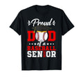 Proud Dad Baseball Senior 2025 Class T-Shirt - Graphic Print for Adults - T-Shirt, Sweatshirt, Hoodie