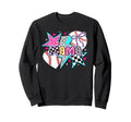 Baseball Mama Preppy Baseball Sweatshirt - Fun Novelty Design for Adults - T-Shirt, Sweatshirt, Hoodie