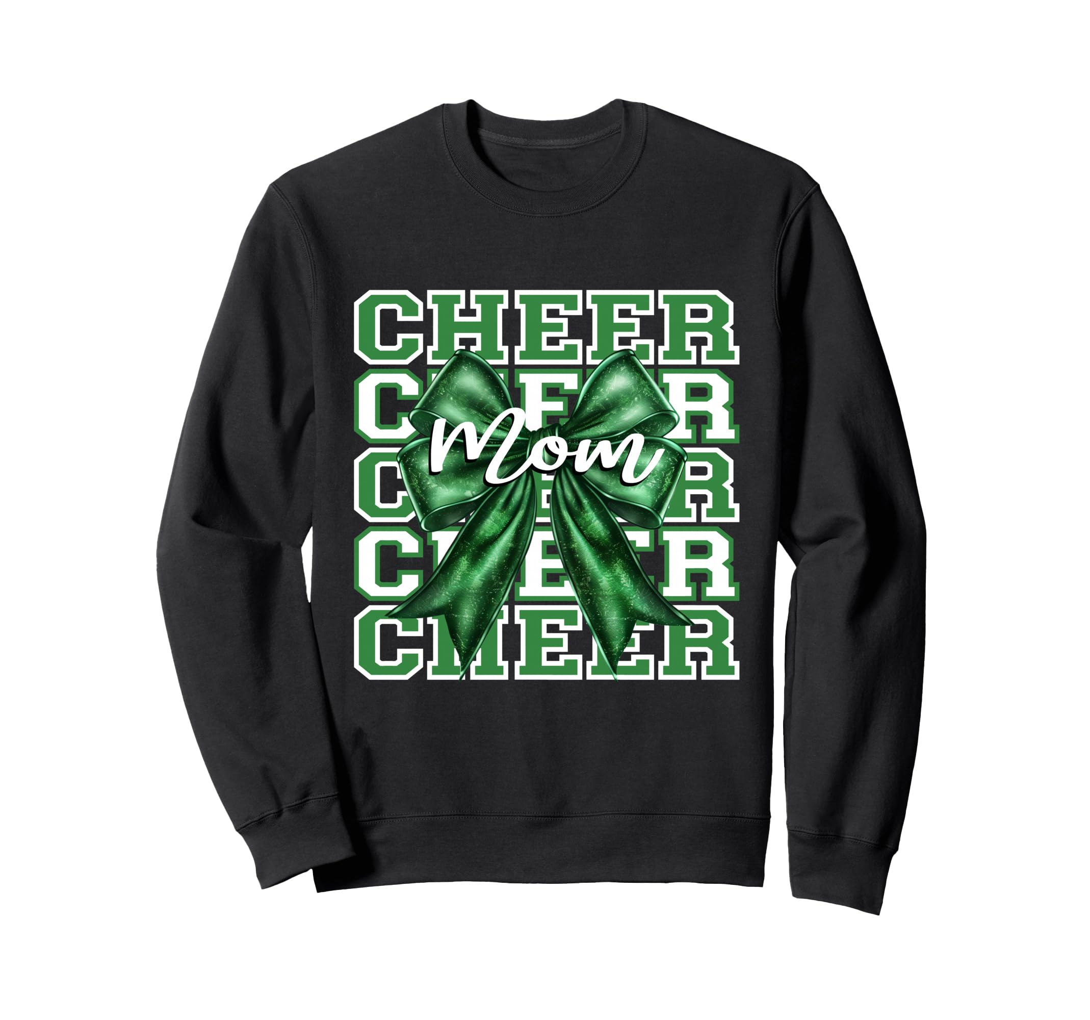 Football Cheer Mom Game Day Green Sweatshirt - Minimalist Print Men Women - T-Shirt, Sweatshirt, Hoodie