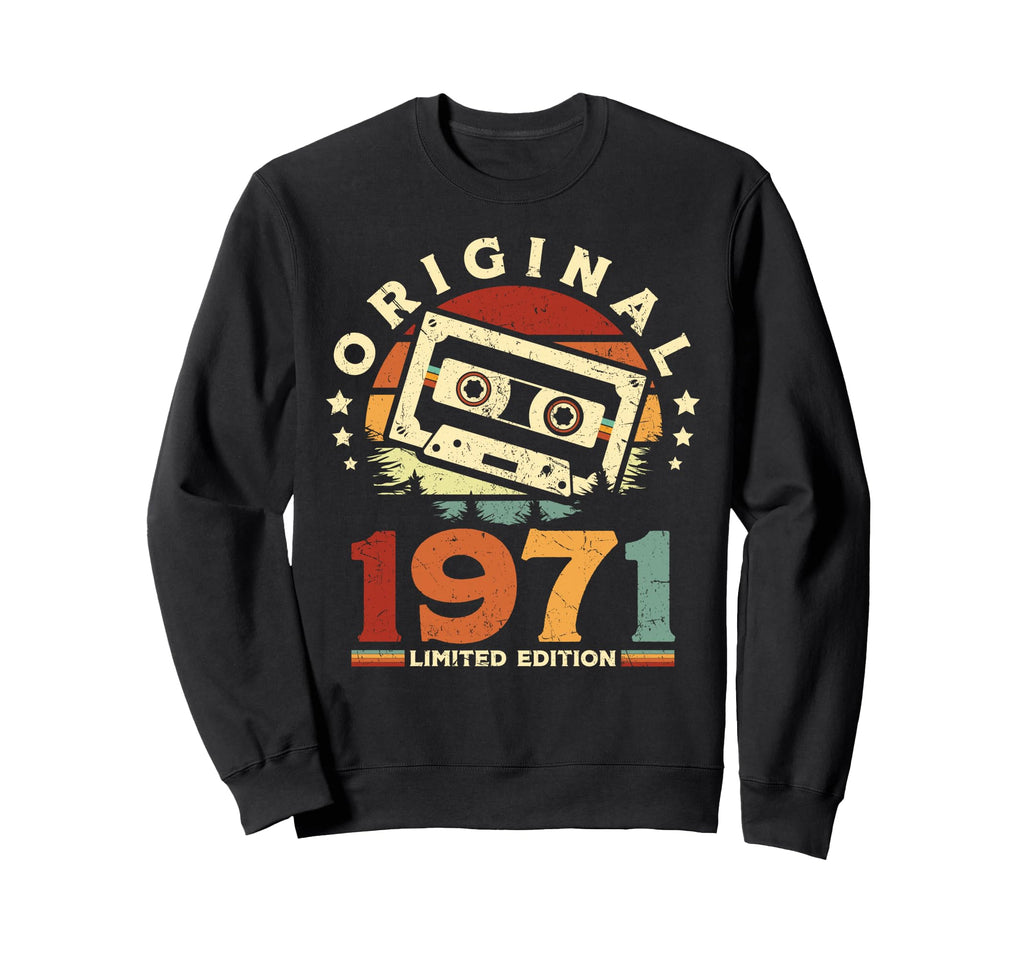 1971 Cassette Tape 55Th Birthday Sweatshirt - Aesthetic Graphic Men Women - T-Shirt, Sweatshirt, Hoodie
