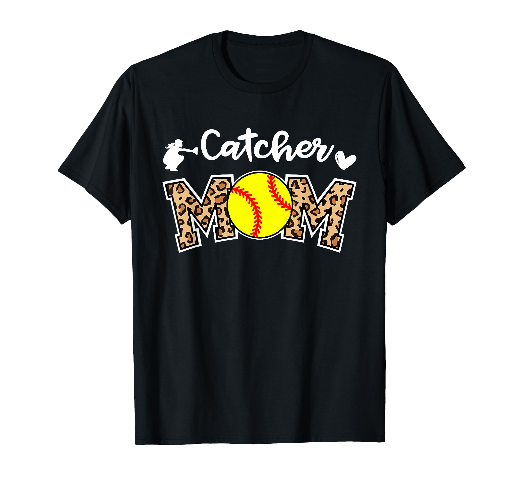 Catcher Mom Softball Mom Funny T-Shirt - Aesthetic Graphic for Adults - T-Shirt, Sweatshirt, Hoodie