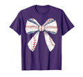 Baseball Mom Coquette Bow Mothers T-Shirt - Custom Art Print for Adults - T-Shirt, Sweatshirt, Hoodie