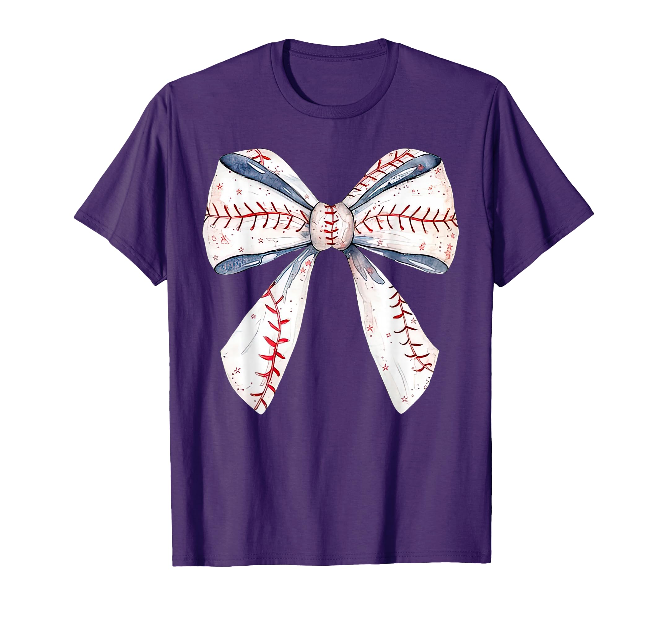 Baseball Mom Coquette Bow Mothers T-Shirt - Custom Art Print for Adults - T-Shirt, Sweatshirt, Hoodie