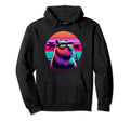 Funny Capybara Rodent Vaporwave Aesthetic Hoodie - Streetwear Style Unisex - T-Shirt, Sweatshirt, Hoodie
