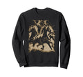 Horse Lightning 80S 90S Western Grunge Sweatshirt - Graphic Print Men Women - T-Shirt, Sweatshirt, Hoodie