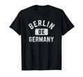 Berlin Germany De Gym Distressed White T-Shirt - Unique Graphic Unisex - T-Shirt, Sweatshirt, Hoodie