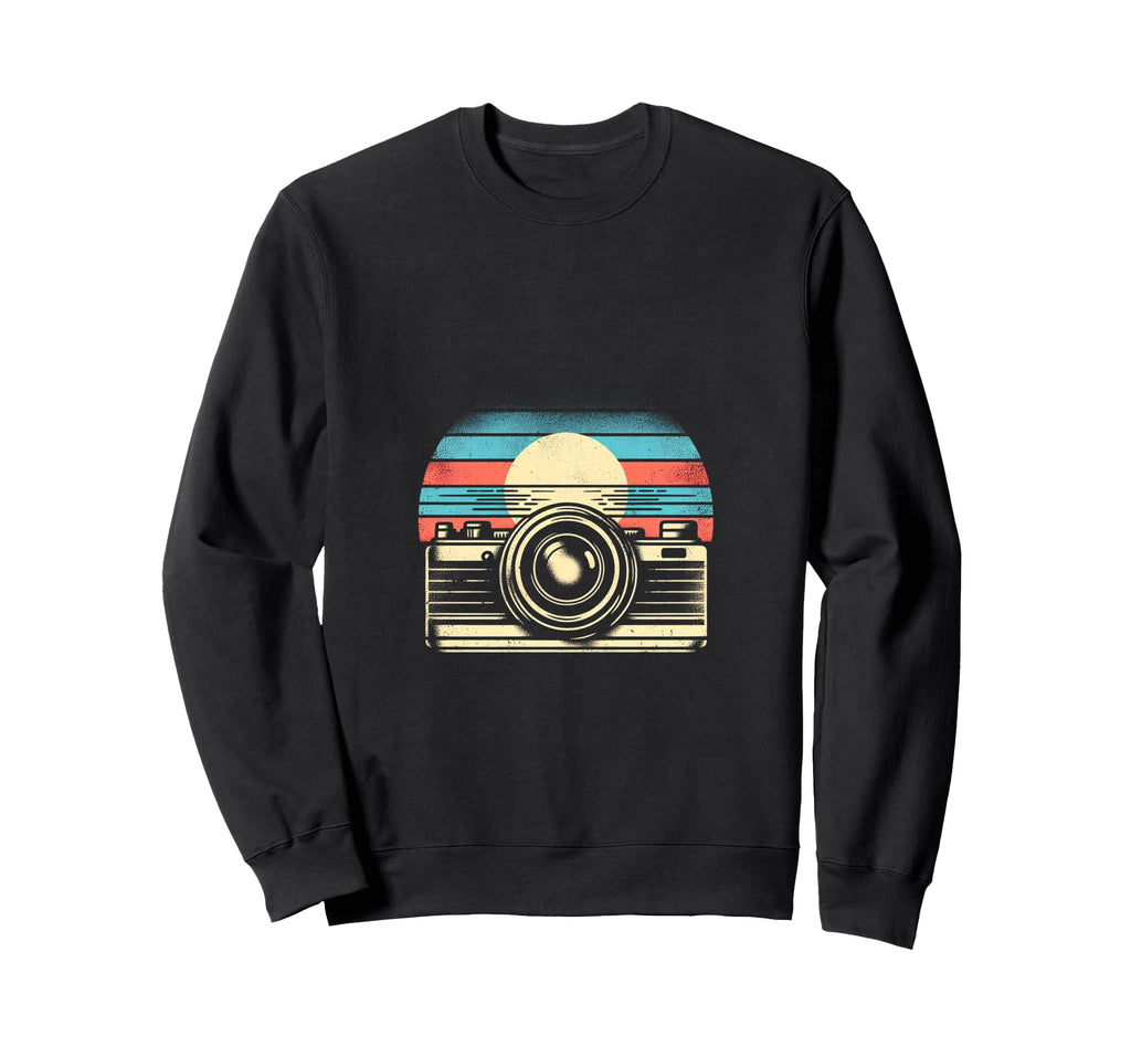 Camera Sunset Sweatshirt - Casual Everyday Wear Men Women - T-Shirt, Sweatshirt, Hoodie