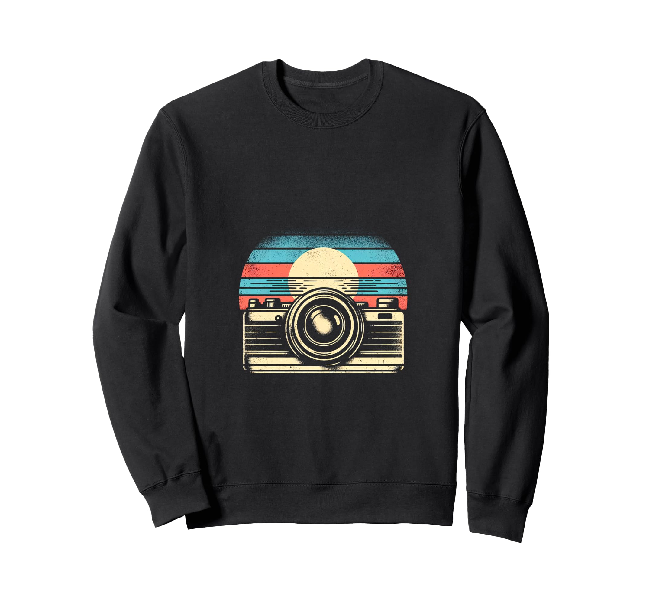 Camera Sunset Sweatshirt - Casual Everyday Wear Men Women - T-Shirt, Sweatshirt, Hoodie