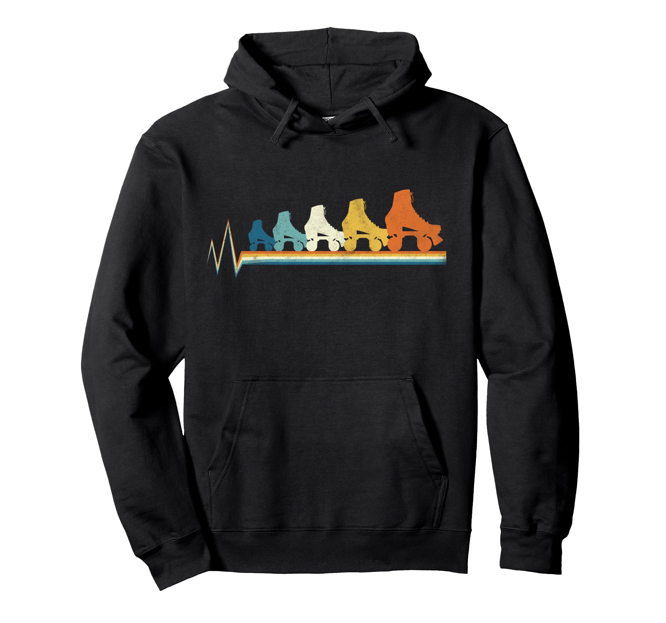 Roller Skating Skate 1970S Hoodie - Unique Graphic Men Women - T-Shirt, Sweatshirt, Hoodie