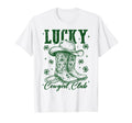 St Patricks Day Cowboy Lucky Cowgirl T-Shirt - Aesthetic Graphic Unisex - T-Shirt, Sweatshirt, Hoodie
