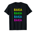 80S Neon Anime Sign Baka Funny Gift T-Shirt - Custom Art Print for Adults - T-Shirt, Sweatshirt, Hoodie