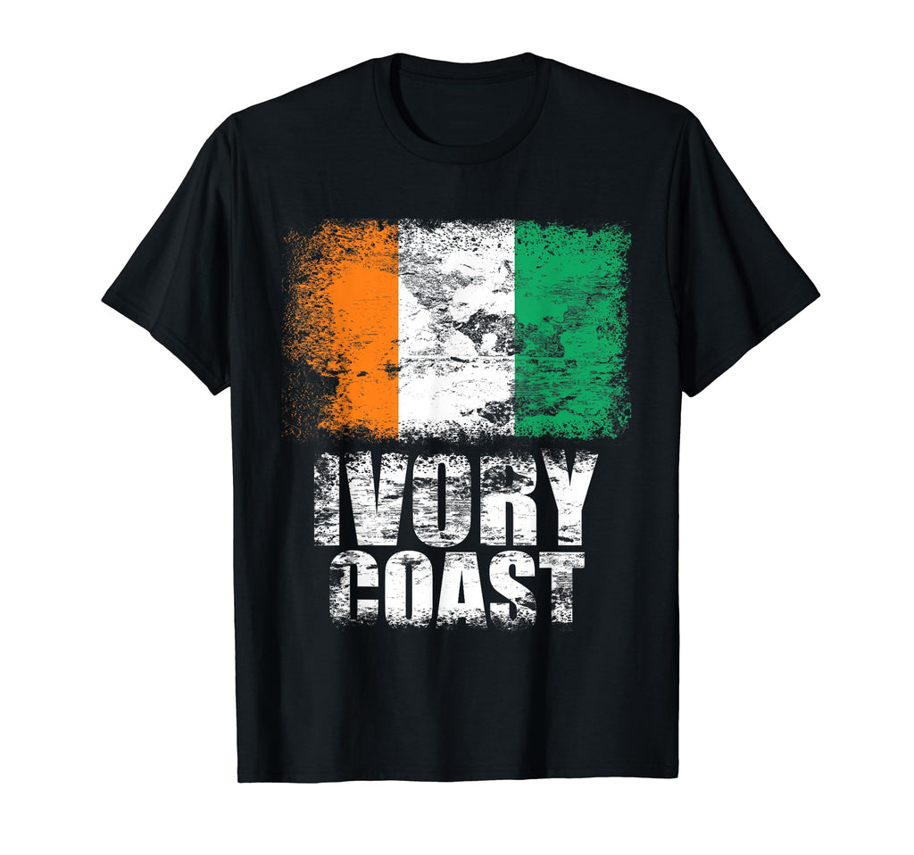 Ivory Coast Flag Africa Ivorian Flag T-Shirt - Custom Art Print Men Women - T-Shirt, Sweatshirt, Hoodie