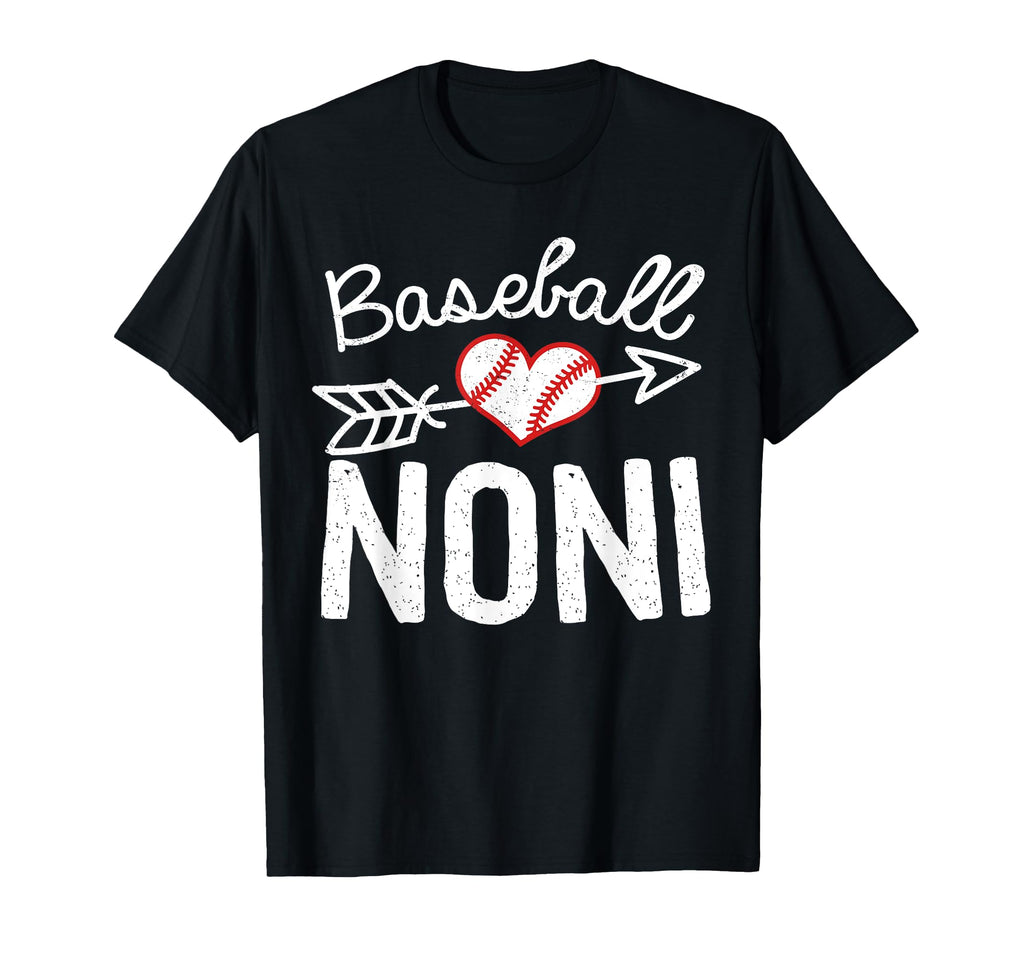 Baseball Noni Grandma T-Shirt - Custom Art Print Unisex - T-Shirt, Sweatshirt, Hoodie