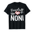 Baseball Noni Grandma T-Shirt - Custom Art Print Unisex - T-Shirt, Sweatshirt, Hoodie