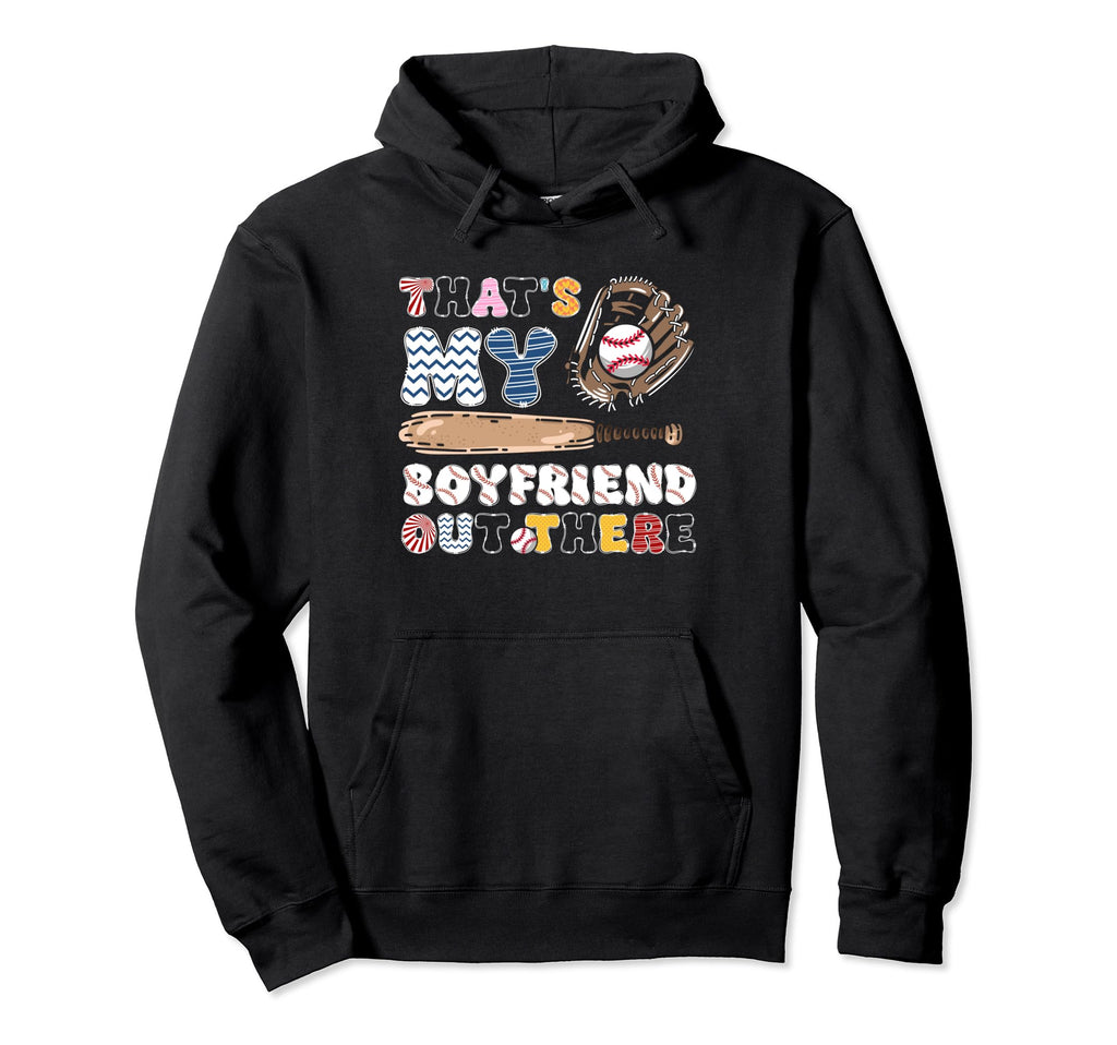 Baseball Girlfriend Baseball Player Hoodie - Minimalist Print Unisex - T-Shirt, Sweatshirt, Hoodie