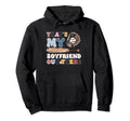 Baseball Girlfriend Baseball Player Hoodie - Minimalist Print Unisex - T-Shirt, Sweatshirt, Hoodie