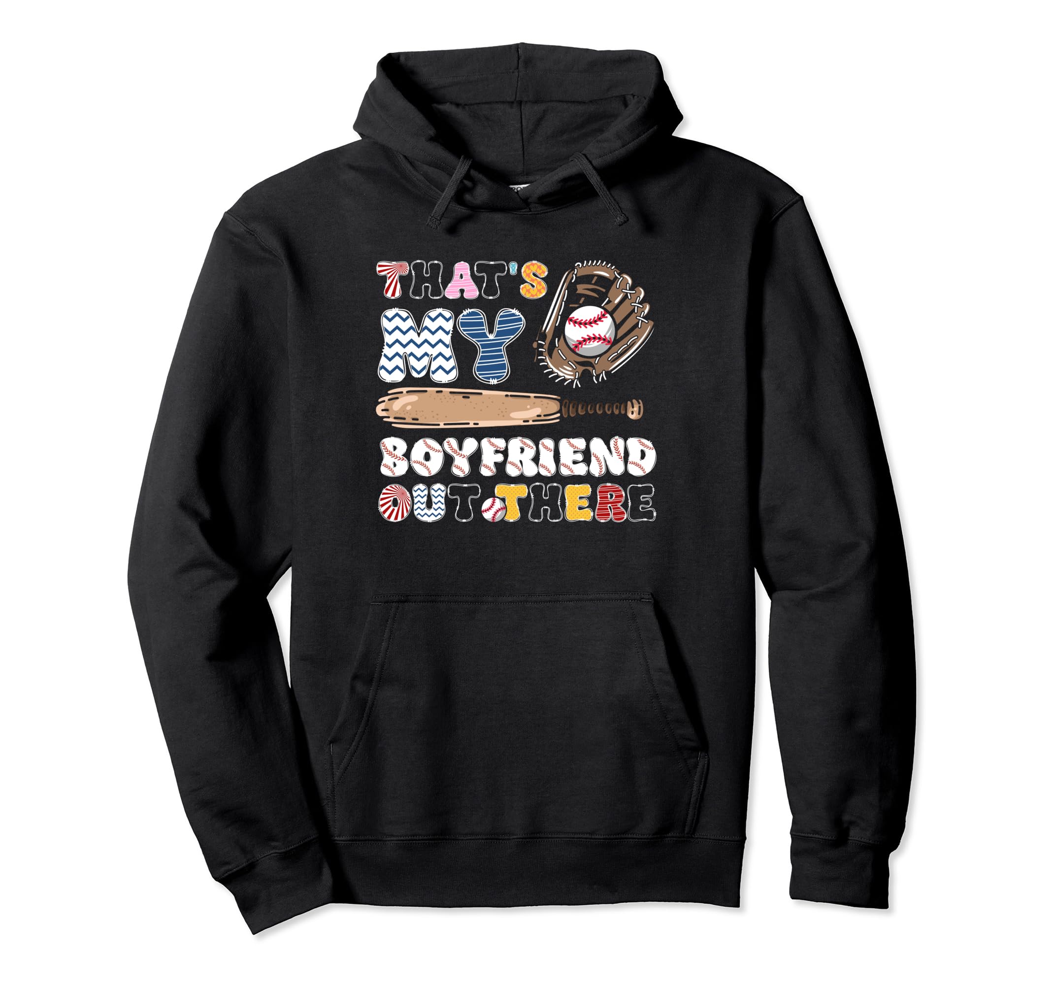 Baseball Girlfriend Baseball Player Hoodie - Minimalist Print Unisex - T-Shirt, Sweatshirt, Hoodie