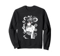 Y2K Goth Anime Eyes That Watch Sweatshirt - Custom Art Print for Adults - T-Shirt, Sweatshirt, Hoodie