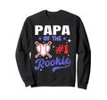 Papa Rookie 1St Baseball Birthday Sweatshirt - Unique Graphic for Adults - T-Shirt, Sweatshirt, Hoodie