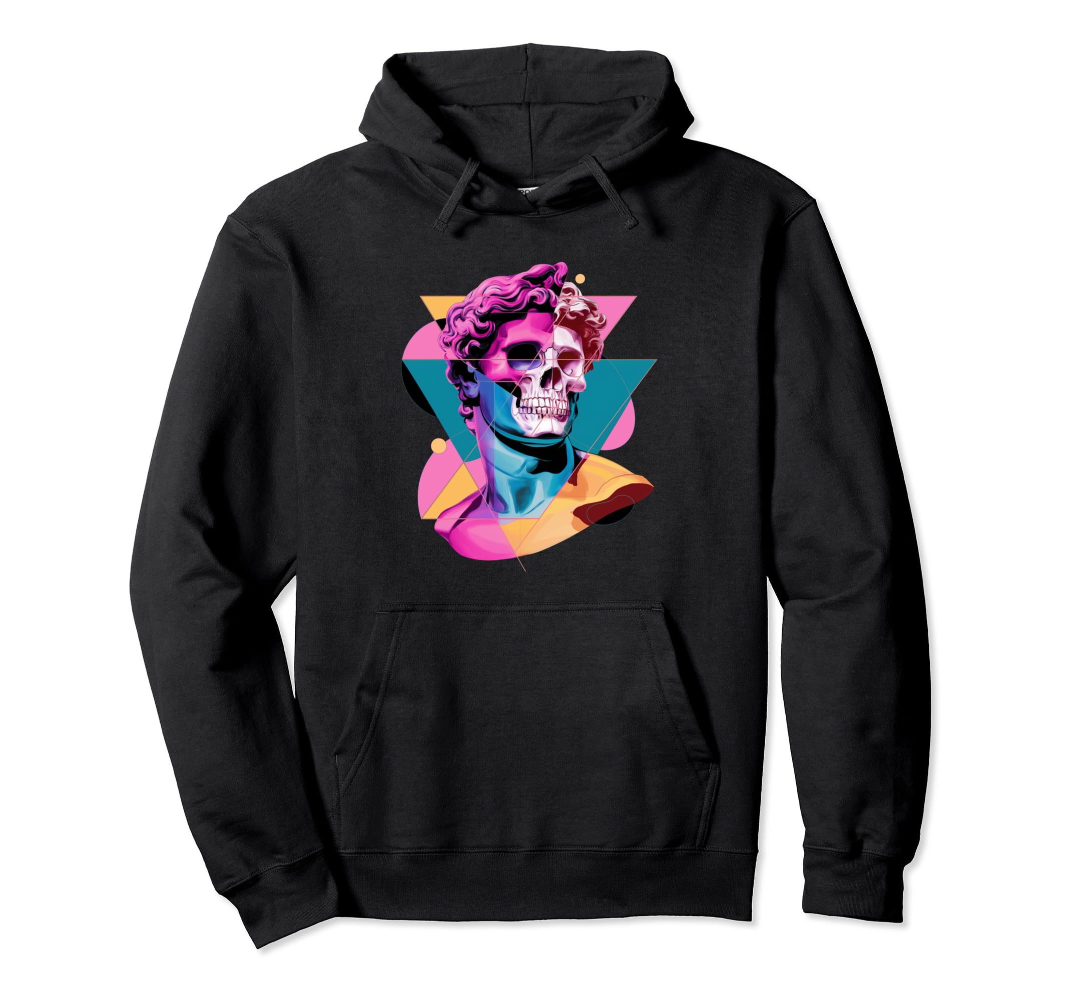 Bust Vaporwave Aesthetic Retrowave Hoodie - Novelty Apparel Men Women - T-Shirt, Sweatshirt, Hoodie
