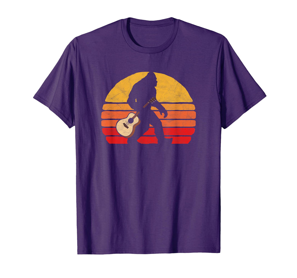 Bigfoot Acoustic Guitar Country Rock T-Shirt - Unique Graphic for Adults - T-Shirt, Sweatshirt, Hoodie