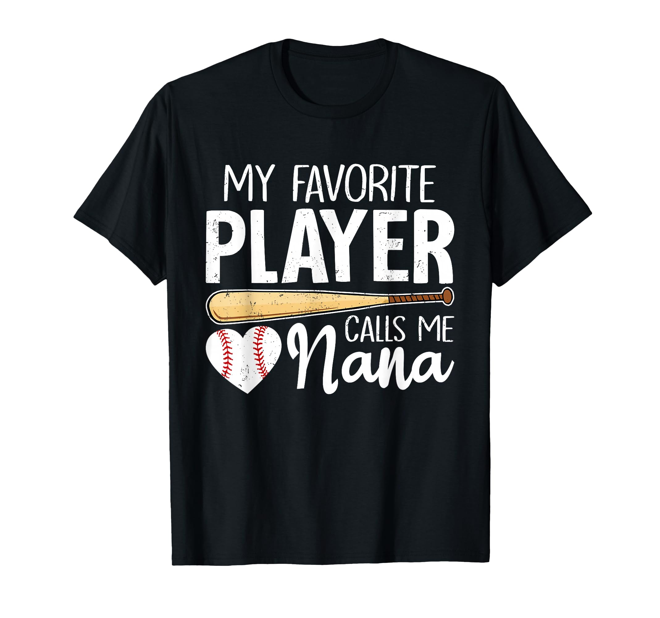 Baseball Grandma My Favorite T-Shirt - Fun Novelty Design for Adults - T-Shirt, Sweatshirt, Hoodie