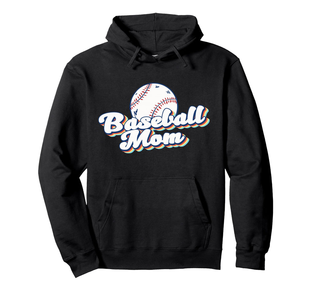 Baseball Mom Softball Mom Mothers Day Hoodie - Trendy Graphic for Adults - T-Shirt, Sweatshirt, Hoodie