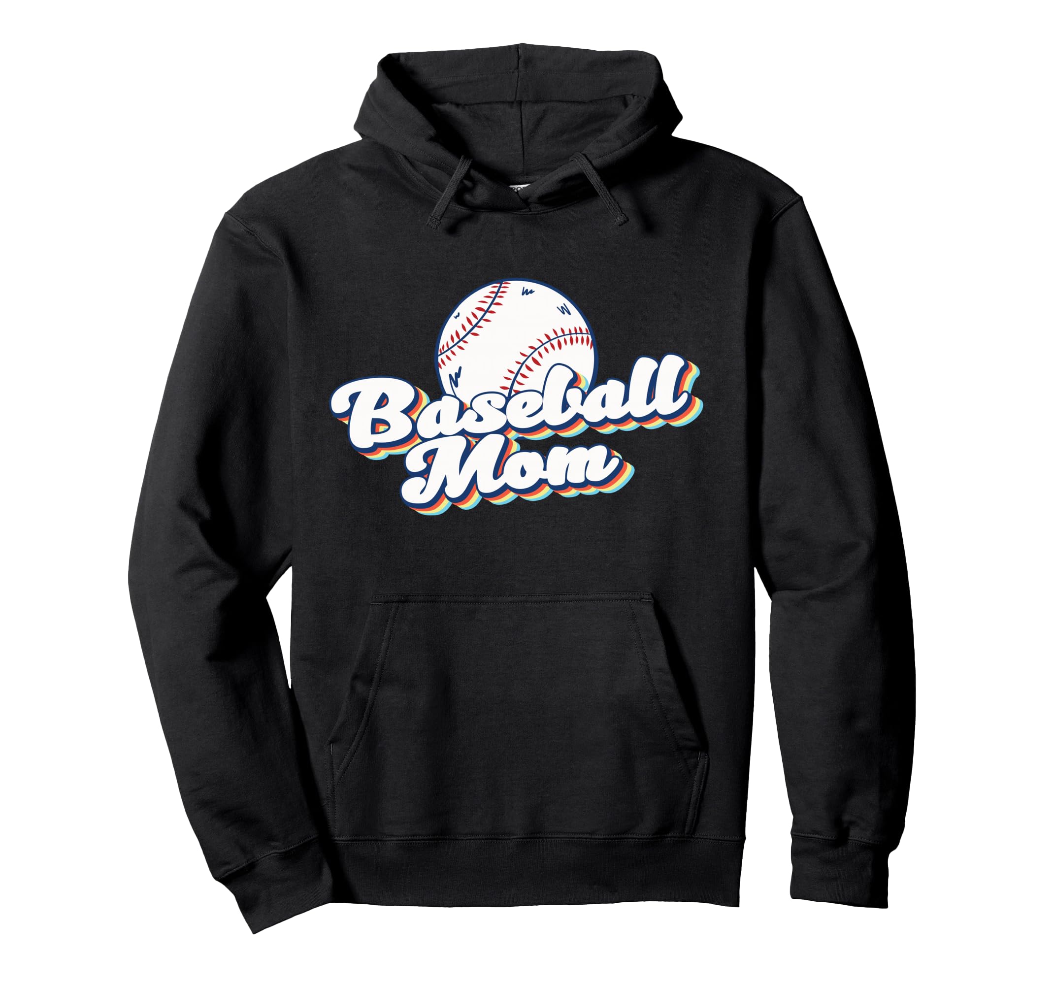 Baseball Mom Softball Mom Mothers Day Hoodie - Trendy Graphic for Adults - T-Shirt, Sweatshirt, Hoodie