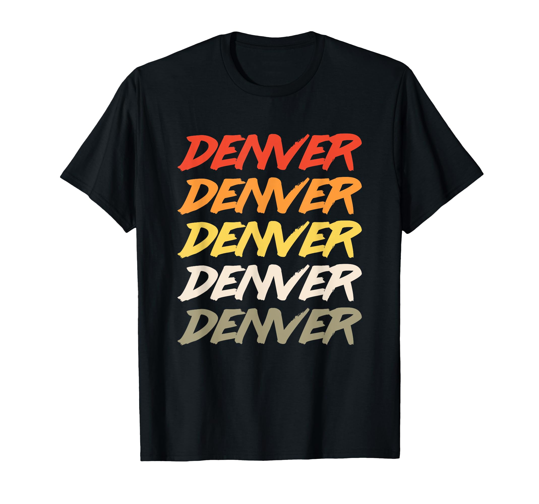 Denver Colorado 70S T-Shirt - Trendy Graphic Men Women - T-Shirt, Sweatshirt, Hoodie