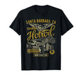 Santa Barbara Ca Usa Distressed Hotrod T-Shirt - Graphic Print for Adults - T-Shirt, Sweatshirt, Hoodie