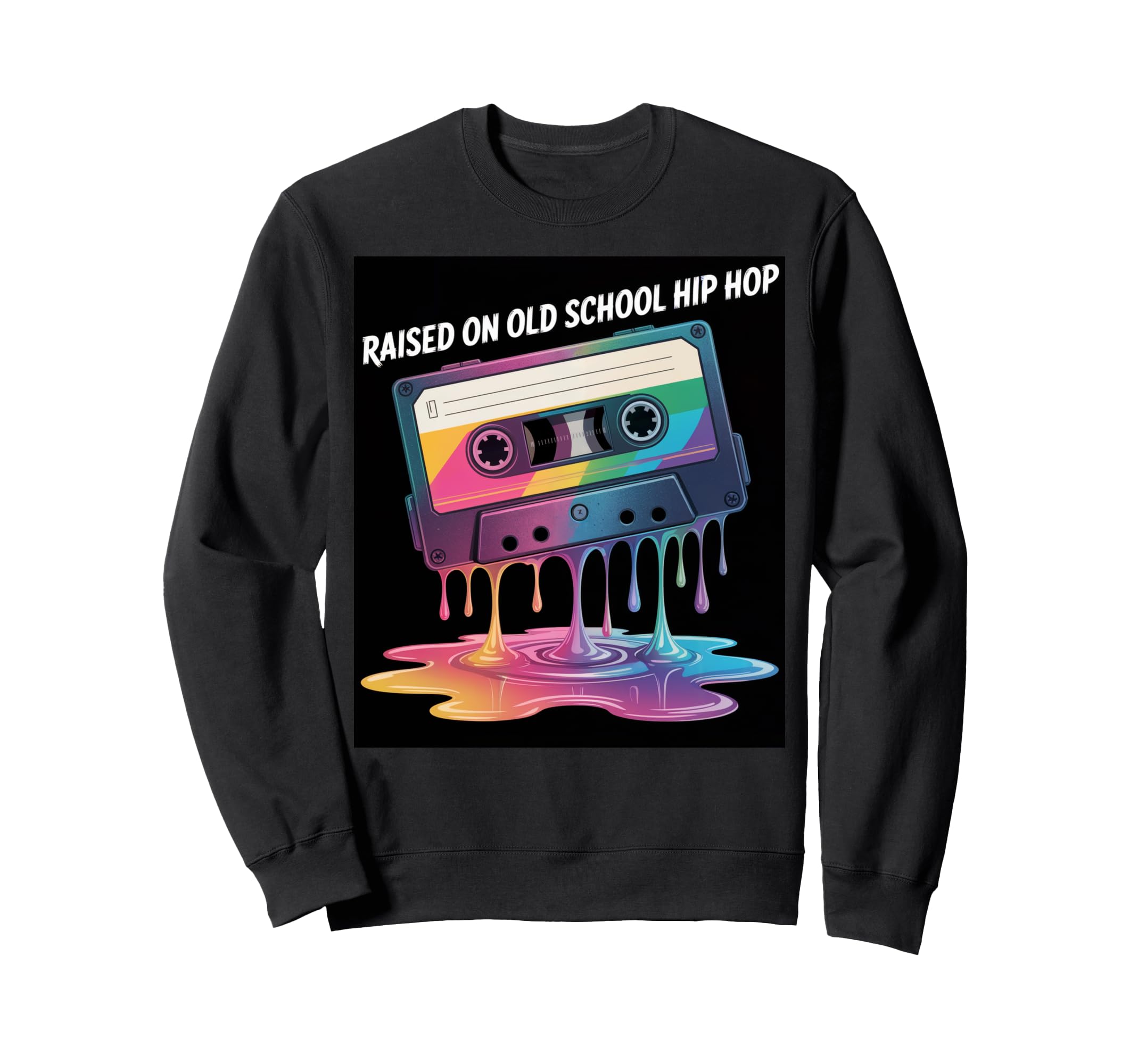 90S Hip Hop Cassette Music Old Sweatshirt - Casual Everyday Wear Men Women - T-Shirt, Sweatshirt, Hoodie